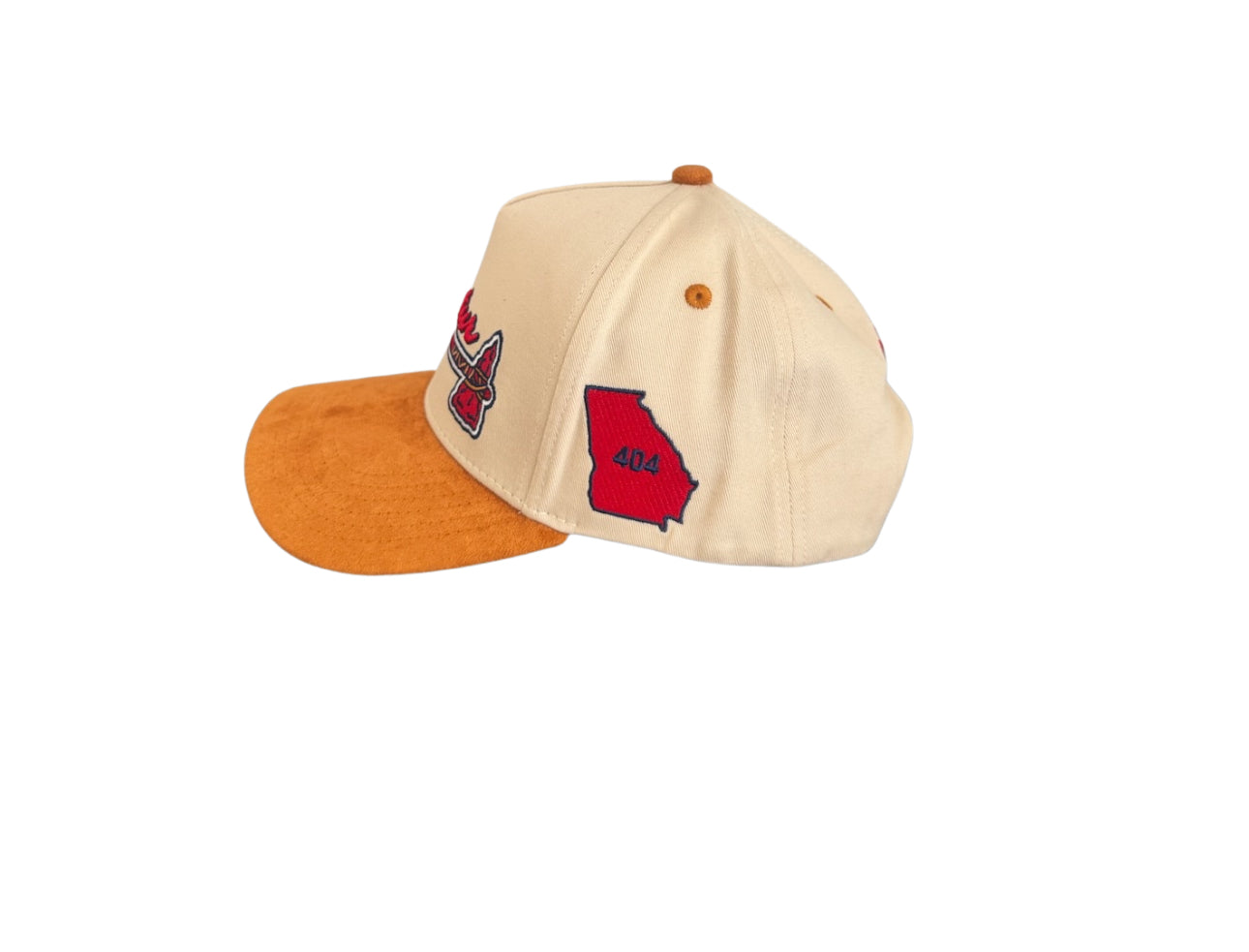 Decatur Two-Tone Tomahawk Suede SnapBack