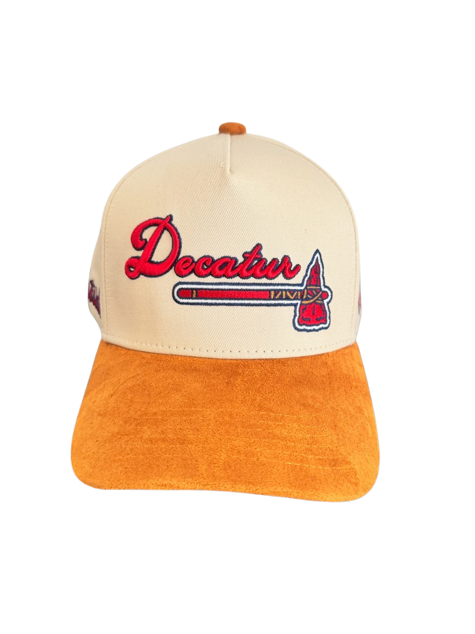 Decatur Two-Tone Tomahawk Suede SnapBack