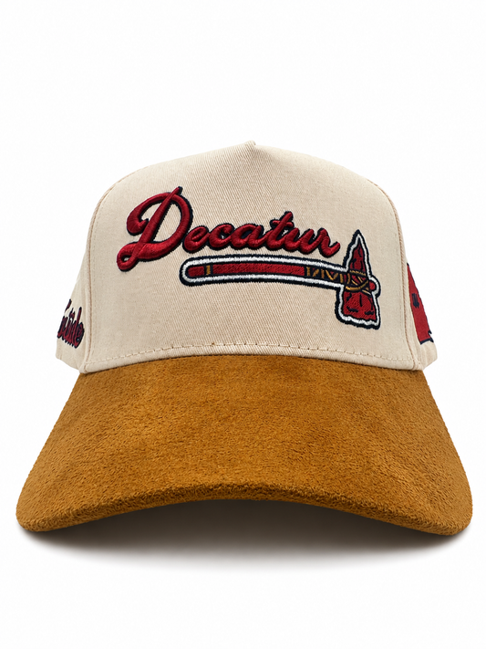 Decatur Two-Tone Tomahawk Suede SnapBack