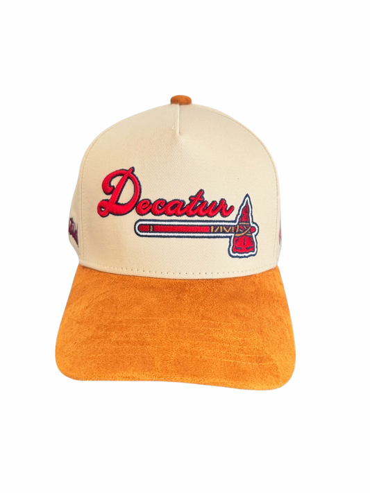 Decatur Two-Tone Tomahawk Suede SnapBack